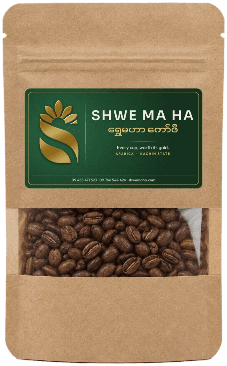 ရွှေမဟာ ကော်ဖီ 100 g ထုပ်
